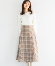画像をギャラリービューアに読み込む, ロービングチェックAラインスカート/MM447212