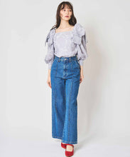 画像をギャラリービューアに読み込む, 肩リボンプリントブラウス/TT518102