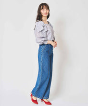 画像をギャラリービューアに読み込む, 肩リボンプリントブラウス/TT518102