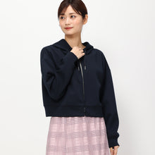 画像をギャラリービューアに読み込む, ダンボールジップクロップドパーカー/MM418203 (ネイビー)