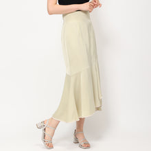 画像をギャラリービューアに読み込む, 裾ラップマーメイドスカート/MM427204 (イエロー)