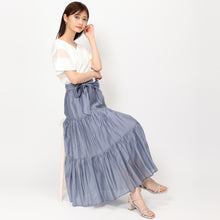画像をギャラリービューアに読み込む, シアーティアードスカート/MM427208