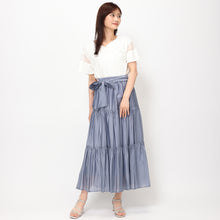 画像をギャラリービューアに読み込む, シアーティアードスカート/MM427208