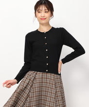 画像をギャラリービューアに読み込む, ベーシック金釦カーディガン/MM438406 (ブラック)