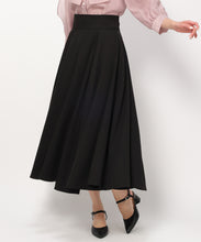 画像をギャラリービューアに読み込む, フレアボリュームスカート/MM437207 (ブラック)