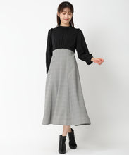 画像をギャラリービューアに読み込む, ドッキングフレアワンピース/MM437406