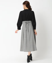 画像をギャラリービューアに読み込む, ドッキングフレアワンピース/MM437406