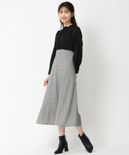 画像をギャラリービューアに読み込む, ドッキングフレアワンピース/MM437406