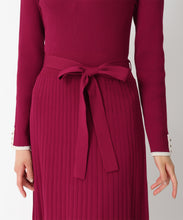 画像をギャラリービューアに読み込む, ベーシック配色Aラインニットワンピース/MM437408