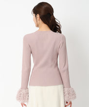画像をギャラリービューアに読み込む, フェザー袖リブニット/MM438309