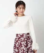 画像をギャラリービューアに読み込む, フェザー袖リブニット/MM438309