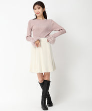 画像をギャラリービューアに読み込む, フェザー袖リブニット/MM438309