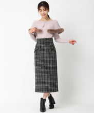 画像をギャラリービューアに読み込む, ラメツイードタイトスカート/MM447201