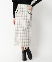 画像をギャラリービューアに読み込む, ラメツイードタイトスカート/MM447201