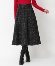 画像をギャラリービューアに読み込む, ツイードフレアスカート/MM447202
