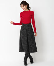画像をギャラリービューアに読み込む, ツイードフレアスカート/MM447202