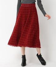 画像をギャラリービューアに読み込む, ツイードフレアスカート/MM447202