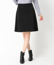 画像をギャラリービューアに読み込む, アソート柄ミニスカート/MM447203 (ブラック)