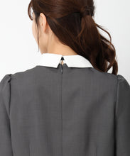 画像をギャラリービューアに読み込む, フリルブラウスミニワンピース/MM447404