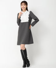 画像をギャラリービューアに読み込む, フリルブラウスミニワンピース/MM447404