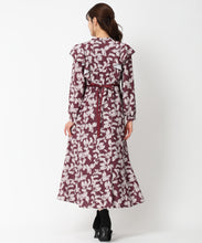 画像をギャラリービューアに読み込む, バイカラーフラワーワンピース/MM447411