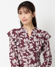 画像をギャラリービューアに読み込む, バイカラーフラワーワンピース/MM447411