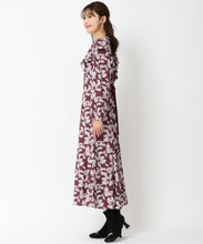 画像をギャラリービューアに読み込む, バイカラーフラワーワンピース/MM447411