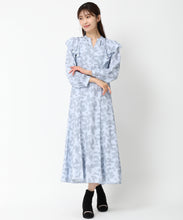 画像をギャラリービューアに読み込む, バイカラーフラワーワンピース/MM447411