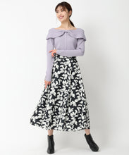 画像をギャラリービューアに読み込む, 2wayリボンケープカラーニット/MM448302