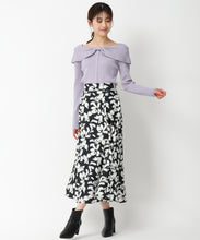 画像をギャラリービューアに読み込む, 2wayリボンケープカラーニット/MM448302