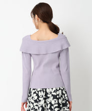 画像をギャラリービューアに読み込む, 2wayリボンケープカラーニット/MM448302