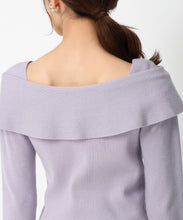 画像をギャラリービューアに読み込む, 2wayリボンケープカラーニット/MM448302