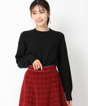 画像をギャラリービューアに読み込む, スパンコールハイネックニット/MM448303 (ブラック)
