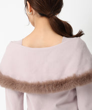 画像をギャラリービューアに読み込む, 2wayケープファーニット/MM448305