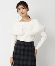 画像をギャラリービューアに読み込む, 2wayケープファーニット/MM448305