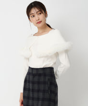 画像をギャラリービューアに読み込む, 2wayケープファーニット/MM448305