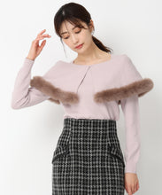 画像をギャラリービューアに読み込む, 2wayケープファーニット/MM448305