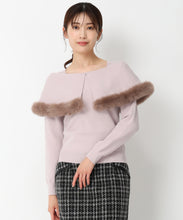 画像をギャラリービューアに読み込む, 2wayケープファーニット/MM448305