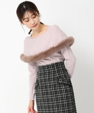 画像をギャラリービューアに読み込む, 2wayケープファーニット/MM448305