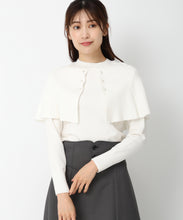 画像をギャラリービューアに読み込む, パールケープニット/MM448307 (ホワイト)