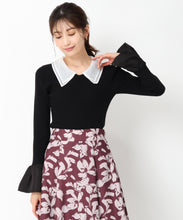 画像をギャラリービューアに読み込む, シアーダブル衿2wayニット/MM448309