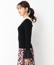 画像をギャラリービューアに読み込む, シアーダブル衿2wayニット/MM448309