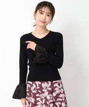 画像をギャラリービューアに読み込む, シアーダブル衿2wayニット/MM448309