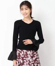 画像をギャラリービューアに読み込む, シアーダブル衿2wayニット/MM448309