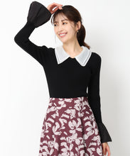 画像をギャラリービューアに読み込む, シアーダブル衿2wayニット/MM448309