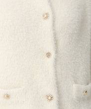 画像をギャラリービューアに読み込む, シャギー金釦カーディガン/MM448401