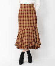 画像をギャラリービューアに読み込む, 配色アシメフリルスカート/MM437214