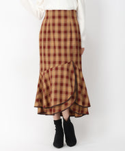 画像をギャラリービューアに読み込む, 配色アシメフリルスカート/MM437214