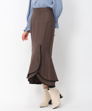 画像をギャラリービューアに読み込む, 配色アシメフリルスカート/MM437214