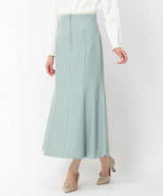 画像をギャラリービューアに読み込む, パイピングマーメイドスカート/MM447208 (グリーン)